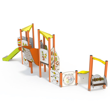 Žaidimų aikštelių kompleksas vaikams nuo 2 metų amžiaus – kolekcija 'MINI / MBG-2260_MI 09-2064-AC07'