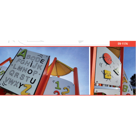 Žaidimų aikštelių kompleksas vaikams nuo 2 metų amžiaus – kolekcija 'MINI / MBG-2260_MI 09-2064-AC07'