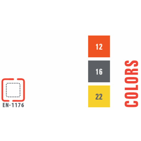 Žaidimų aikštelių kompleksas vaikams nuo 2 metų amžiaus – kolekcija 'MINI / MBG-2270_MI 09-2068-N22'
