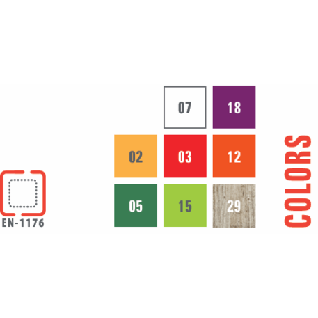 Žaidimų aikštelių kompleksas vaikams nuo 2 metų amžiaus – kolekcija 'MINI / MBG-2279_MI 09-2074-T01'