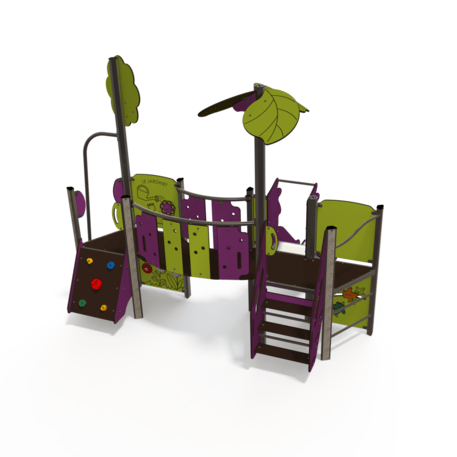 Žaidimų aikštelių kompleksas vaikams nuo 2 metų amžiaus – kolekcija 'MINI / MBG-2285_MI 09-2080-T01'