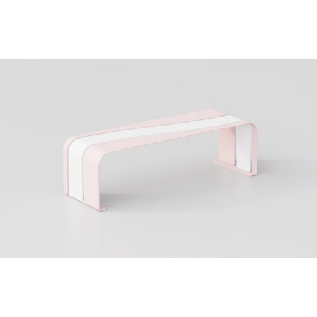 Metal bench without backrest for children’s playgrounds 'Ondina 'G470'