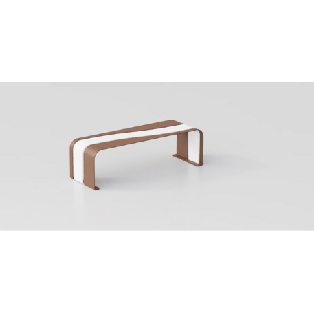 Metal bench without backrest for children’s playgrounds 'Ondina 'G470'