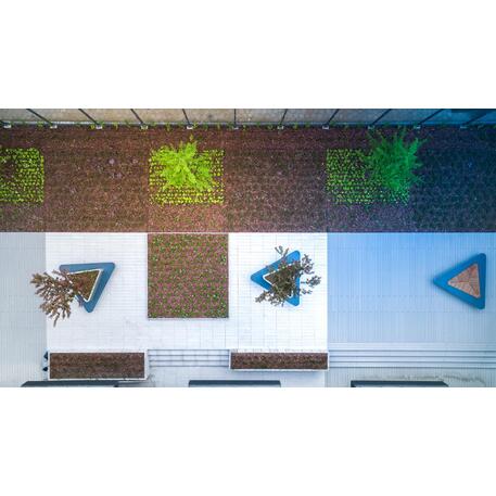 Corten plieno vejos atitvėrimo bortelis, 2 mm storio, aukštis 350 mm 'Premium / STF/20-23-01_01/MDL'