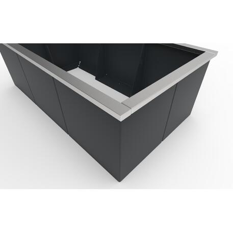 Metalinis atitvėrimo bortelis vejai ir gėlynams 'Premium / STF/26-23-03/MDL'