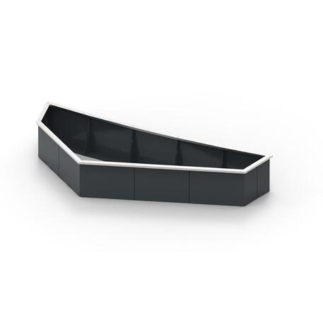 Metalinis atitvėrimo bortelis vejai ir gėlynams 'Premium / STF/26-23-03/MDL'