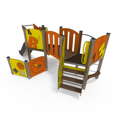Žaidimų aikštelių kompleksas vaikams nuo 2 metų amžiaus – kolekcija 'MINI / MBG-2288_MI 09-2082-N22'
