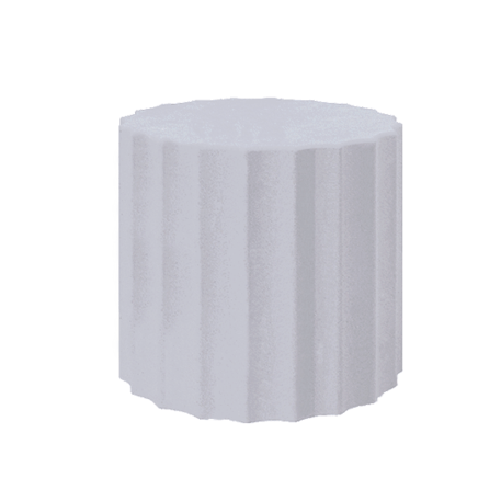 Betoninis suolas be atlošo (pufas) 'Temple Ø60cm'