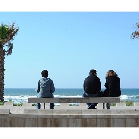 Betoninis modulinis suolas su arba be atlošo 'Premium / Pause 175cm'