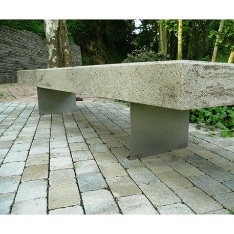 Betoninis modulinis suolas su arba be atlošo 'Premium / Pause 175cm'