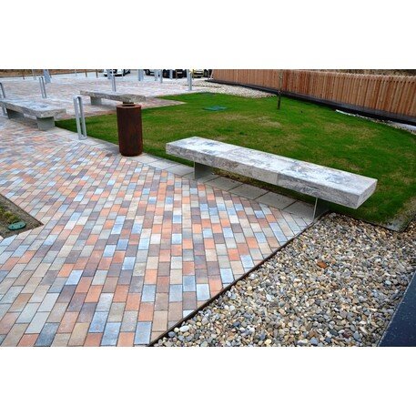 Betoninis modulinis suolas su arba be atlošo 'Premium / Pause 175cm'