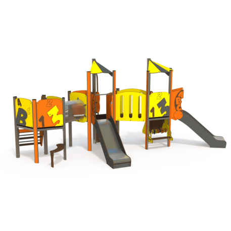 Žaidimų aikštelių kompleksas vaikams nuo 2 metų amžiaus – kolekcija 'MINI / MBG-2310_MI 09-3004-N22'