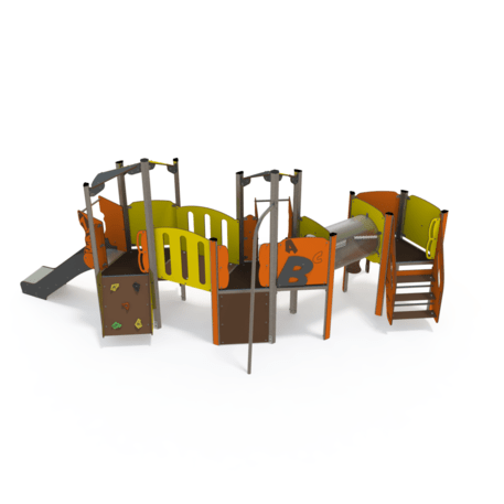Žaidimų aikštelių kompleksas vaikams nuo 2 metų amžiaus – kolekcija 'MINI / MBG-2310_MI 09-3004-N22'