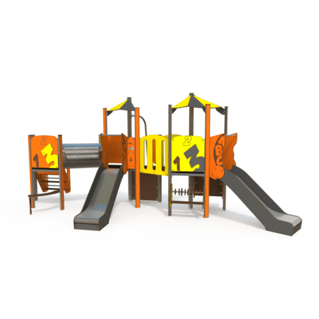 Žaidimų aikštelių kompleksas vaikams nuo 2 metų amžiaus – kolekcija 'MINI / MBG-2310_MI 09-3004-N22'