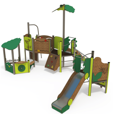 Žaidimų aikštelių kompleksas vaikams nuo 2 metų amžiaus – kolekcija 'MINI / MBG-2329_MI 09-3016-T01'