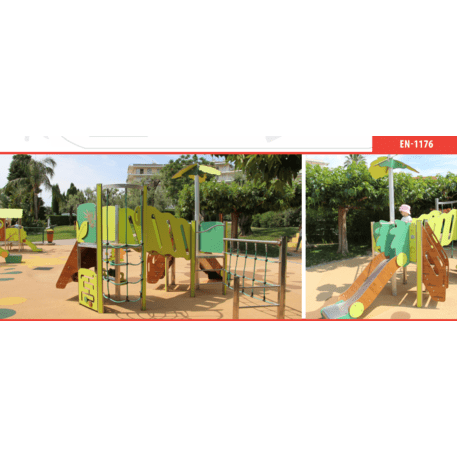 Žaidimų aikštelių kompleksas vaikams nuo 2 metų amžiaus – kolekcija 'MINI / MBG-2339_MI 09-4001-N99'