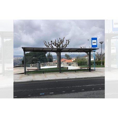 Autobusų stotelės stoginė, paviljonas 'MBG_5006 / Nazaro 04'