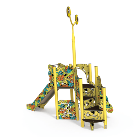 Žaidimų aikštelių kompleksas vaikams nuo 2 iki 10 metų amžiaus – kolekcija 'MAXI / MBG-2356_MA 12-1011-AB22'