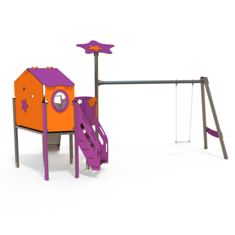 Žaidimų aikštelių kompleksas vaikams nuo 2 iki 10 metų amžiaus – kolekcija 'MAXI / MBG-2366_MA 12-1022-O18'