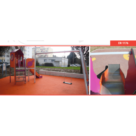 Žaidimų aikštelių kompleksas vaikams nuo 2 iki 10 metų amžiaus – kolekcija 'MAXI / MBG-2366_MA 12-1022-O18'