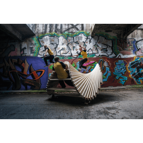 Vaikų žaidimų aikštelių įranga „Layslide 2.4“, kolekcija Playsculptures®