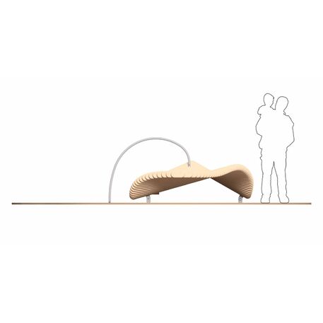 Vaikų žaidimų aikštelių įranga „Climbslide 4.5“, kolekcija Playsculptures®