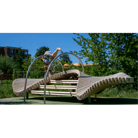 Vaikų žaidimų aikštelių įranga „Climbslide 4.5“, kolekcija Playsculptures®