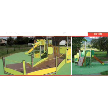 Žaidimų aikštelių kompleksas vaikams nuo 2 iki 10 metų amžiaus – kolekcija 'MAXI / MBG-2382_MA 12-1047-P15'