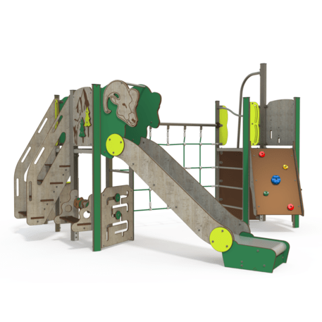 Žaidimų aikštelių kompleksas vaikams nuo 2 iki 10 metų amžiaus – kolekcija 'MAXI / MBG-2397_MA 12-2007-U29'