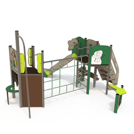Žaidimų aikštelių kompleksas vaikams nuo 2 iki 10 metų amžiaus – kolekcija 'MAXI / MBG-2397_MA 12-2007-U29'