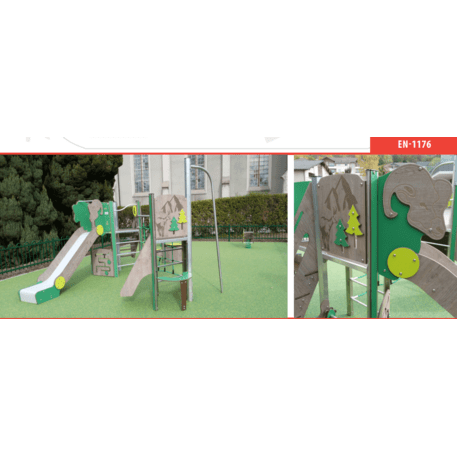 Žaidimų aikštelių kompleksas vaikams nuo 2 iki 10 metų amžiaus – kolekcija 'MAXI / MBG-2397_MA 12-2007-U29'