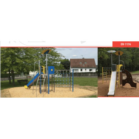 Kompleks placów zabaw dla dzieci w wieku od 2 do 12 lat – kolekcja 'MEGA / MBG-2525_ME 18-1010-I99'