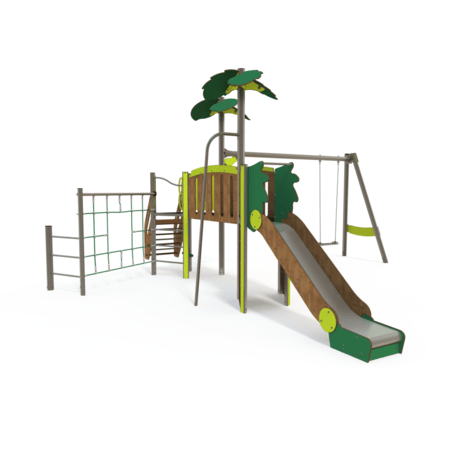 Mänguväljakukompleks alates 2-aastastele lastele – 'MINI' kollektsioon 'MAXI / MBG-2412_MA 12-2042-P15'