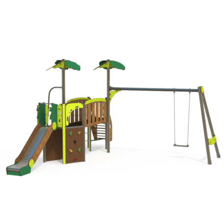 Mänguväljakukompleks alates 2-aastastele lastele – 'MINI' kollektsioon 'MAXI / MBG-2412_MA 12-2042-P15'