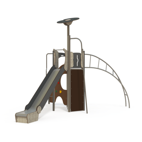 Spielplatzkomplex für Kinder von 2 bis 12 Jahren – Kollektion 'MEGA / MBG-2534_ME 18-1024-I16'