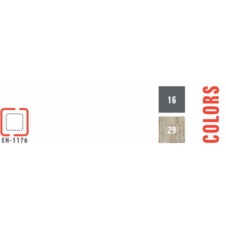 Spielplatzkomplex für Kinder von 2 bis 12 Jahren – Kollektion 'MEGA / MBG-2534_ME 18-1024-I16'