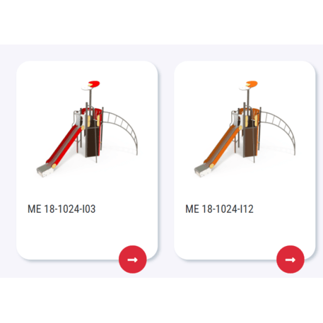 Spielplatzkomplex für Kinder von 2 bis 12 Jahren – Kollektion 'MEGA / MBG-2534_ME 18-1024-I16'