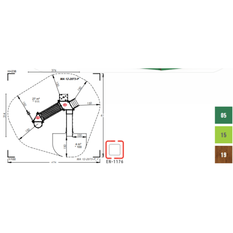 Игровой комплекс для детей от 2 лет – коллекция 'MAXI / MBG-2427_MA 12-2073-P99'
