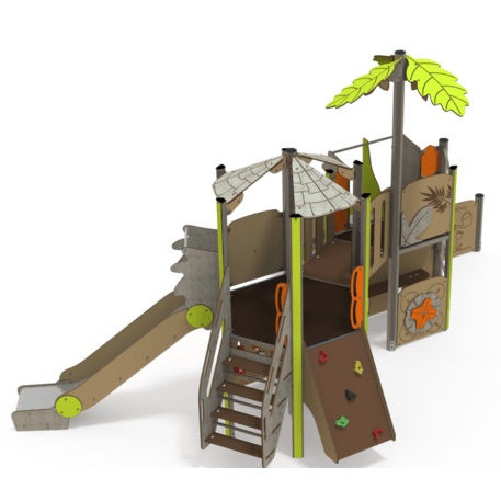 Žaidimų aikštelių kompleksas vaikams nuo 2 iki 10 metų amžiaus – kolekcija 'MAXI / MBG-2446_MA 12-2089-T02'