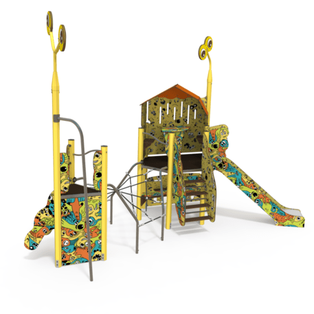 Complesso per parco giochi per bambini dai 2 anni – collezione 'MAXI / MBG-2453_MA 12-2094-AB22'