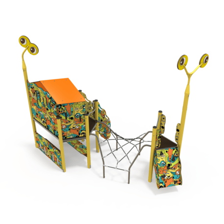 Complesso per parco giochi per bambini dai 2 anni – collezione 'MAXI / MBG-2453_MA 12-2094-AB22'