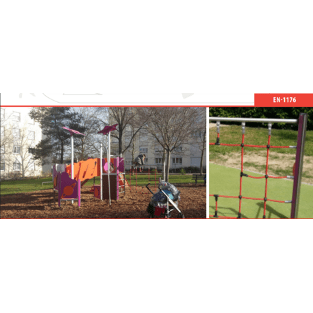 Complesso per parco giochi per bambini dai 2 anni – collezione 'MAXI / MBG-2463_MA 12-3006-O18'