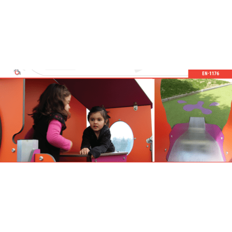 Spielplatzkomplex für Kinder ab 2 Jahren – Kollektion 'MAXI / MBG-2469_MA 12-3015-P15'