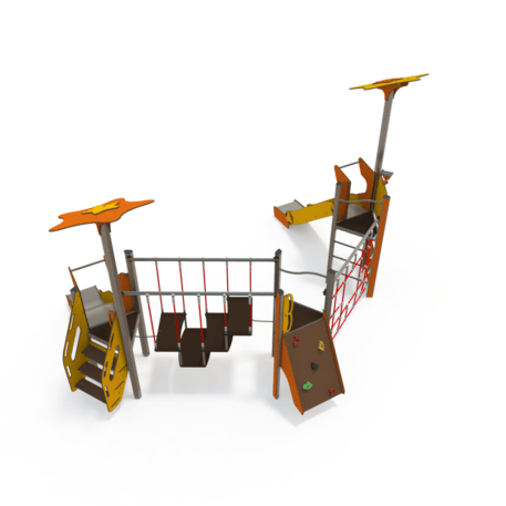 Žaidimų aikštelių kompleksas vaikams nuo 2 iki 10 metų amžiaus – kolekcija 'MAXI / MBG-2478_MA 12-3046-O12'