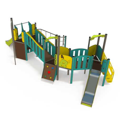 Žaidimų aikštelių kompleksas vaikams nuo 2 iki 10 metų amžiaus – kolekcija 'MAXI / MBG-2487_MA 12-3053-N99'
