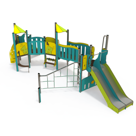 Žaidimų aikštelių kompleksas vaikams nuo 2 iki 10 metų amžiaus – kolekcija 'MAXI / MBG-2487_MA 12-3053-N99'