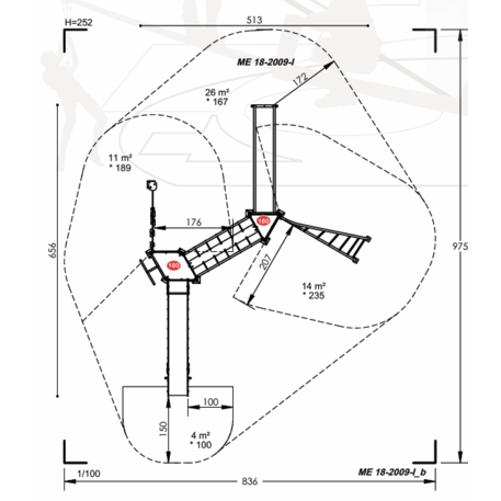 Mänguväljakute kompleks lastele vanuses 2 kuni 12 – kollektsioon 'MBG-2542_ME 18-2009-I05'