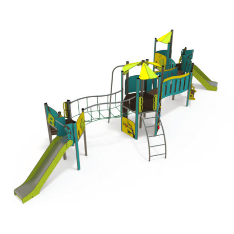 Kompleks placu zabaw dla dzieci od 2. roku życia – kolekcja 'MAXI / MBG-2504_MA 12-4015-N99'