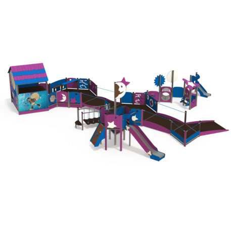 Spielplatzkomplex für Kinder ab 2 Jahren – Kollektion 'MAXI / MBG-2513_MA 12-5006-T01'