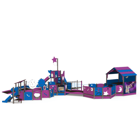 Spielplatzkomplex für Kinder ab 2 Jahren – Kollektion 'MAXI / MBG-2513_MA 12-5006-T01'